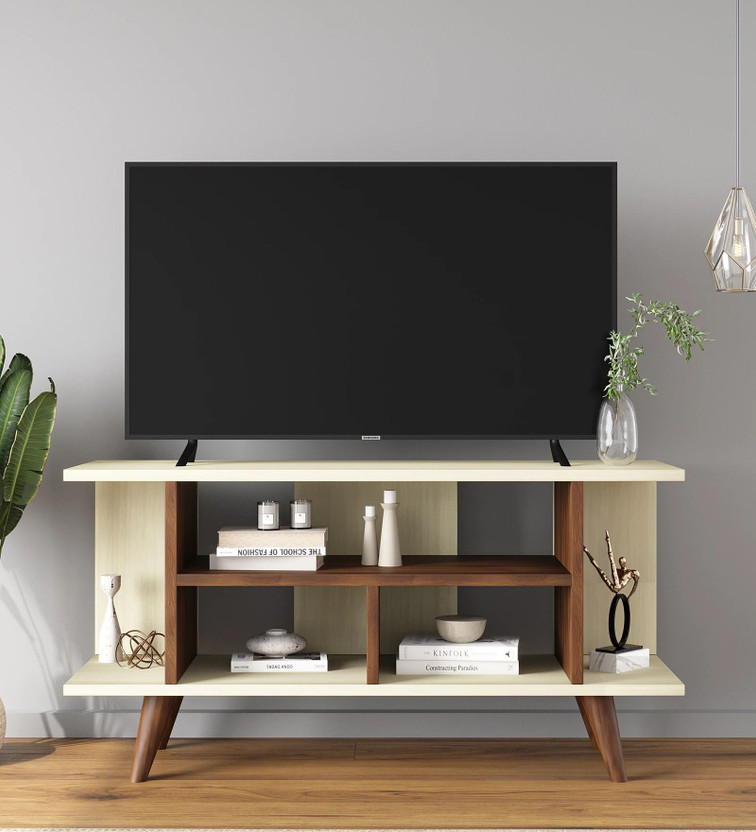 Flipkart Perfect Homes Musk Modern Wooden TV Unit Stylish Entertainment Center with Storage Engineered Wood TV Entertainment Unit(Finish Color - Dark Acacia, Light Acacia, Knock Down)