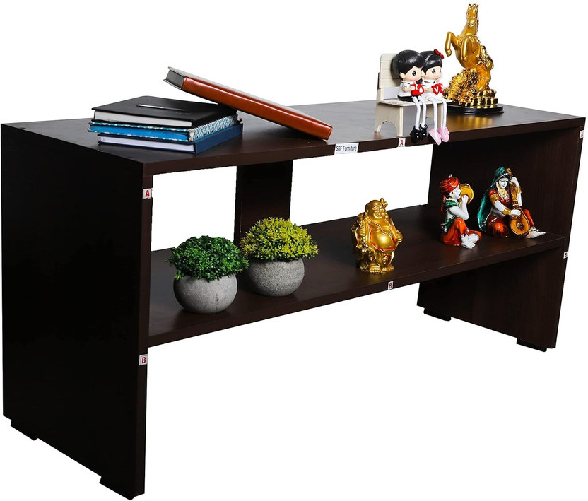 Flipkart Perfect Homes Engineered Wood TV Entertainment Unit(Finish Color - BROWN, DIY(Do-It-Yourself))