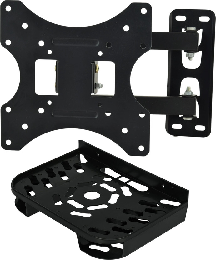 RISSACHI RISSACHI TV Motion Stand with Set Top Box Stand| LED Wall Mount for 17 to 32 Inch Full Motion TV Mount - Flipkart Deal