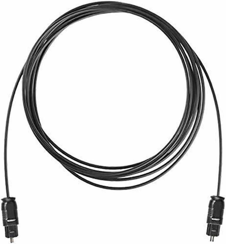 Tobo  TV-out Cable Slim Digital Audio Optical Cord/Toslink Cable TD-681OC(Blackk, For Home Theater, 1.5 m)
