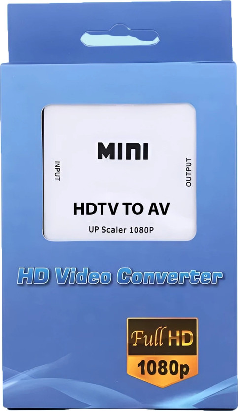 TrustEdge  TV-out Cable HDMI to AV and HDMI to 3RCA HDMI2AV AV Converter(White, For TV)