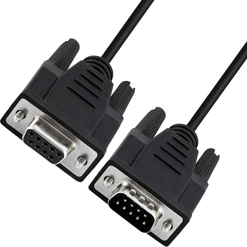 TECHGEAR TVout Cable Db9 Cable 9 Pin Male To Female Rs232 Serial
