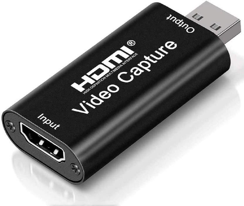 Etzin 4K HDMI Video Capture Card, Cam Link Card Game Capture TV Tuner Card(Card Audio Capture Adapter HDMI to USB 2.0 Record Capture Device, Black EPL-813HVC)