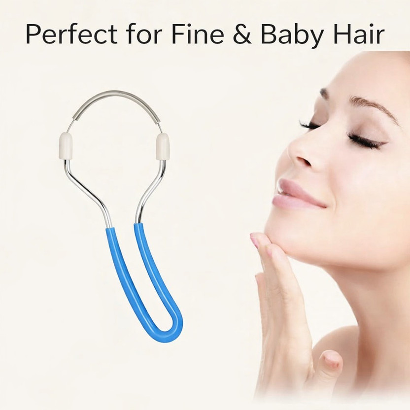 Kapish global Portable Face Hair Remover Spring Quick, Gentle & Easy Hair Removal Epilator