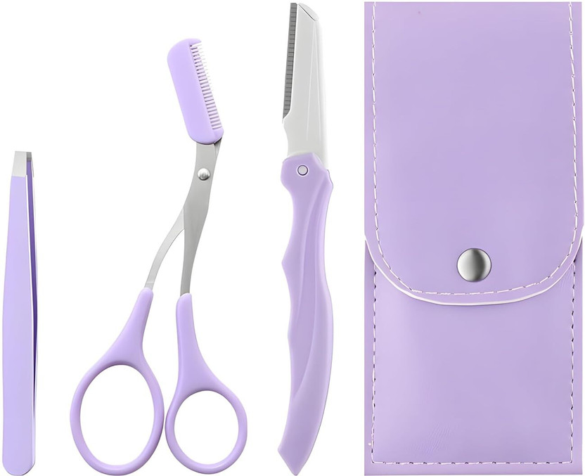 Taxila Portable Beauty Tools 3pcs/set Eyebrow Trimmer Kit