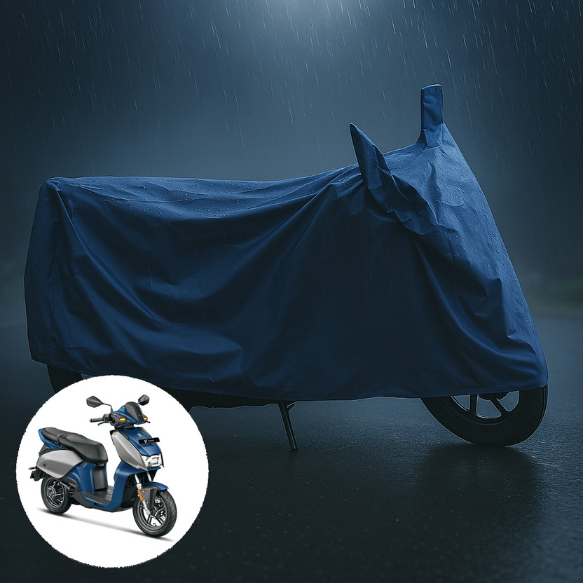 GOSHIV-car and bike accessories Waterproof Two Wheeler Cover for Hero(Motocorp Electric Scooter, Blue)