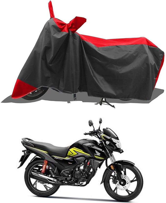 AutoGalaxy Waterproof Two Wheeler Cover for Honda(SP125, Red, Black)