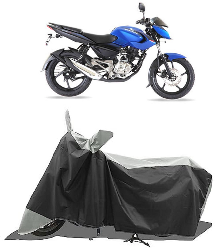 GROFATIK Two Wheeler Cover for Bajaj(Pulsar 135 BS6, Grey)