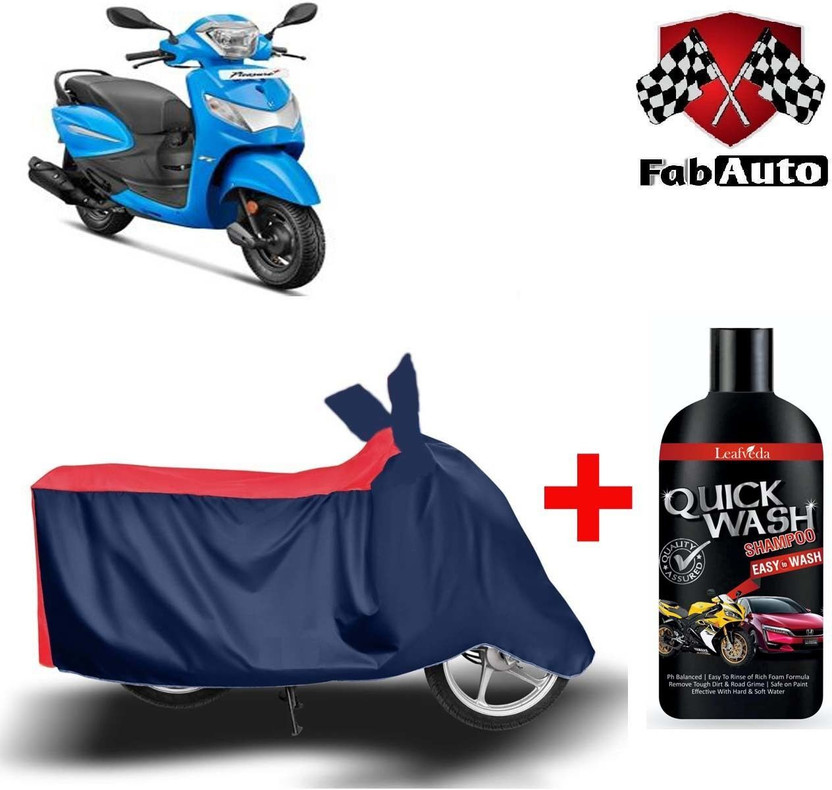 RRZ Two Wheeler Cover for Hero(Pleasure, Blue)