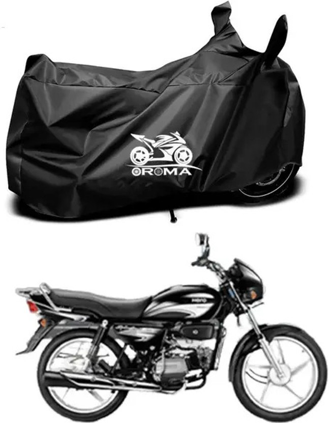 CoverXpert Waterproof Two Wheeler Cover for Hero(Splendor Plus, Black)