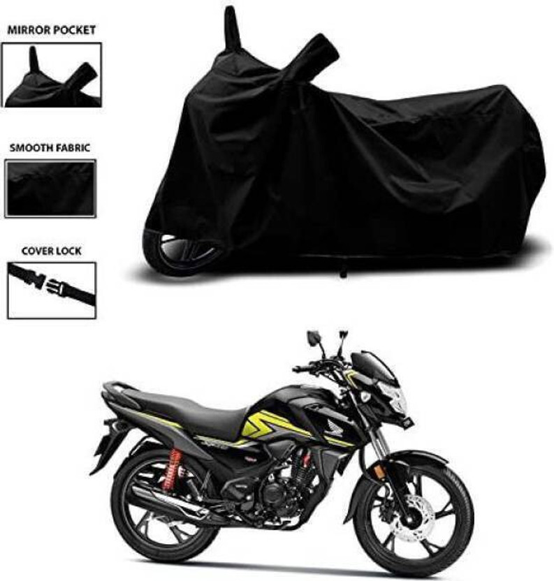 DeepShakshi AUTOMOTIVE Waterproof Two Wheeler Cover for Honda(SP 125, Black)