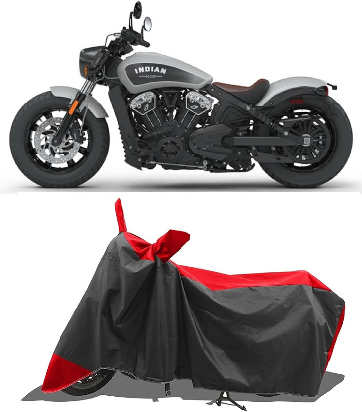 SPECTUS Two Wheeler Cover for Indian(Scout, Red)