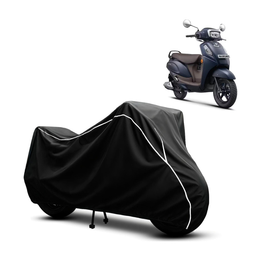 AUCTIMO Two Wheeler Cover for Suzuki(New Access 125, Multicolor)