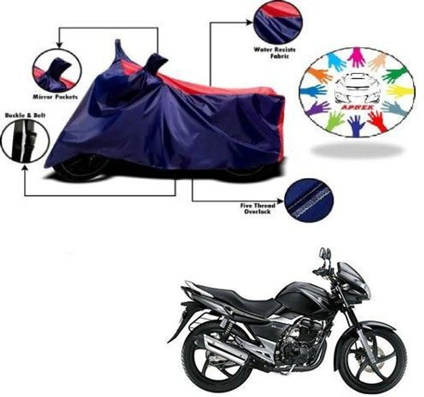 DeepShakshi DeepShakshi AUTOMOTIVE Waterproof Two Wheeler Cover for Suzuki(GS 150R, Blue, Red) - Flipkart Deal