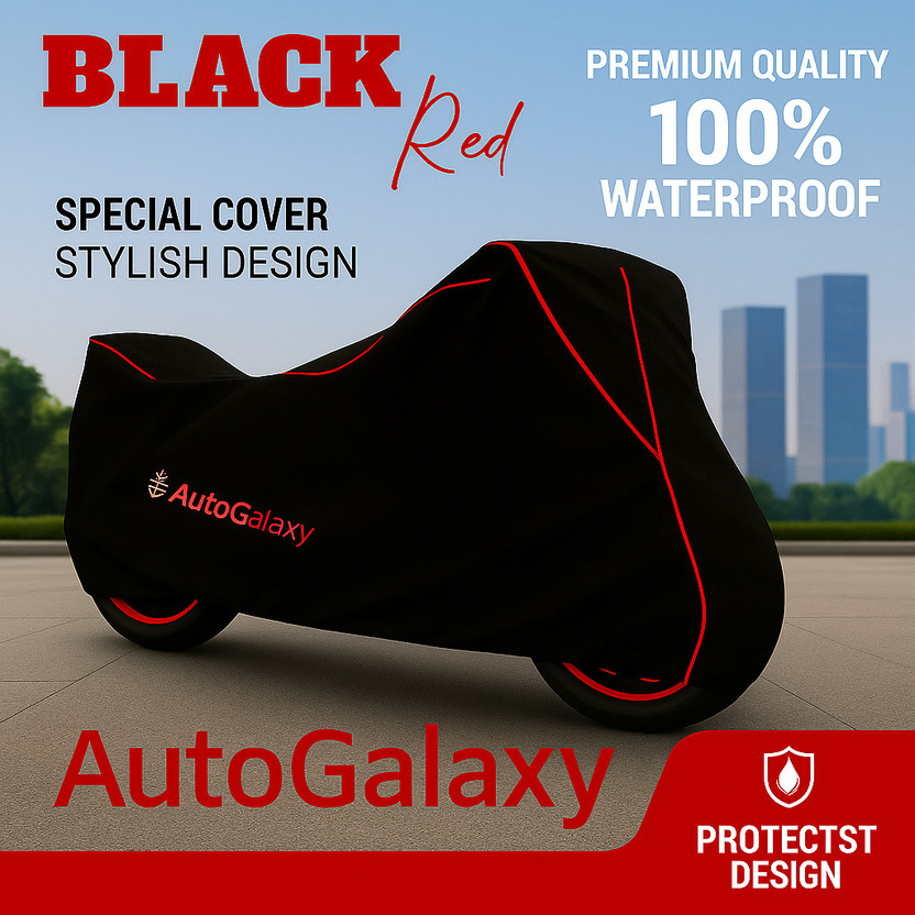 AutoGalaxy Waterproof Two Wheeler Cover for PURE EV(Black)