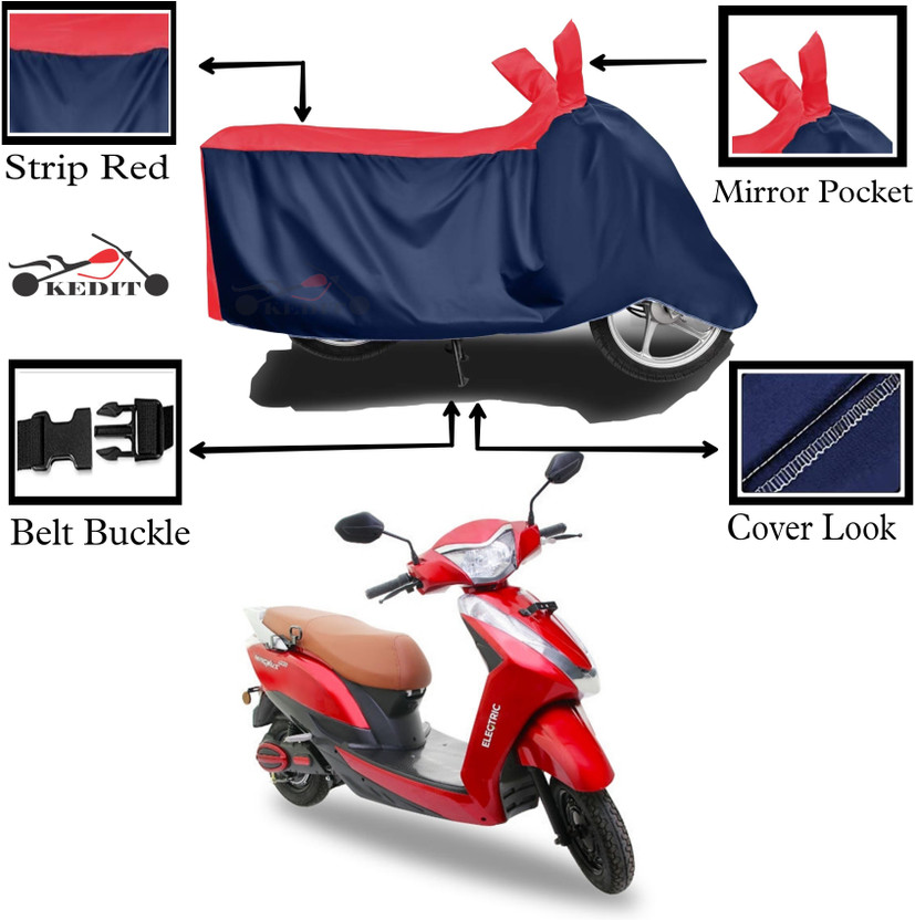 KEDIT Two Wheeler Cover for Universal For Bike(Magnus, Red, Blue)