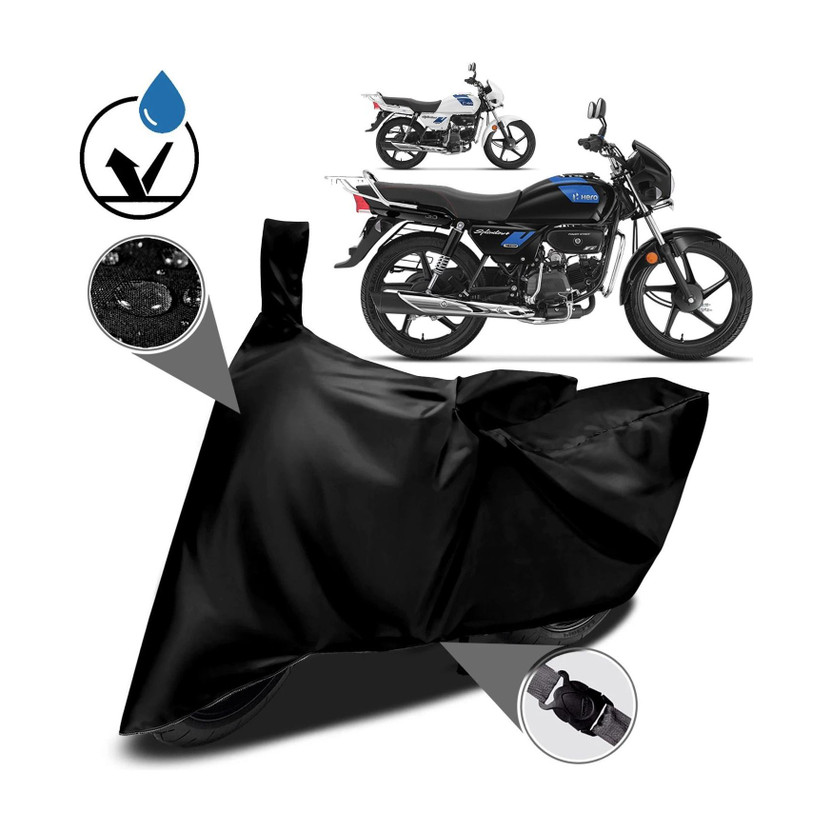 MWBB Two Wheeler Cover for Hero(Splendor Plus, Multicolor)