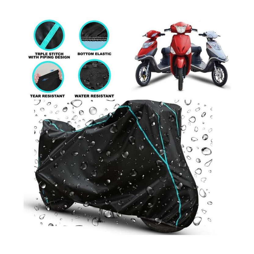 CoverXpert Waterproof Two Wheeler Cover for Hero(Electric Scooter, Black)