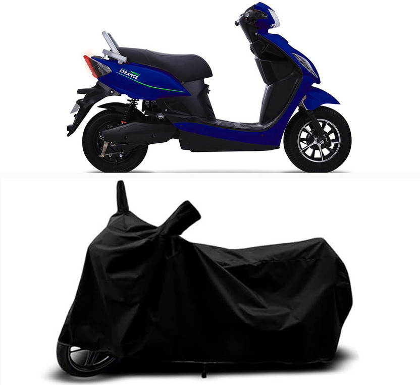 RABABLI Waterproof Two Wheeler Cover for PURE EV(Black)