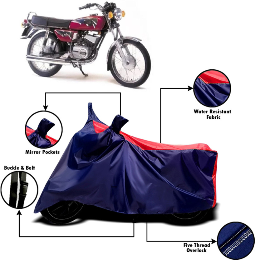 XOCAVO Two Wheeler Cover for Yamaha(RX 100, Red, Blue)