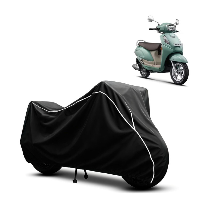 AUCTIMO Two Wheeler Cover for Suzuki(Access, Multicolor)