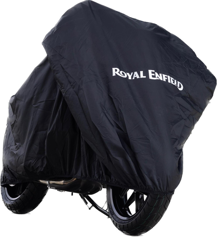 ROYAL ENFIELD Waterproof Two Wheeler Cover for Royal Enfield(Hunter 350, Black)