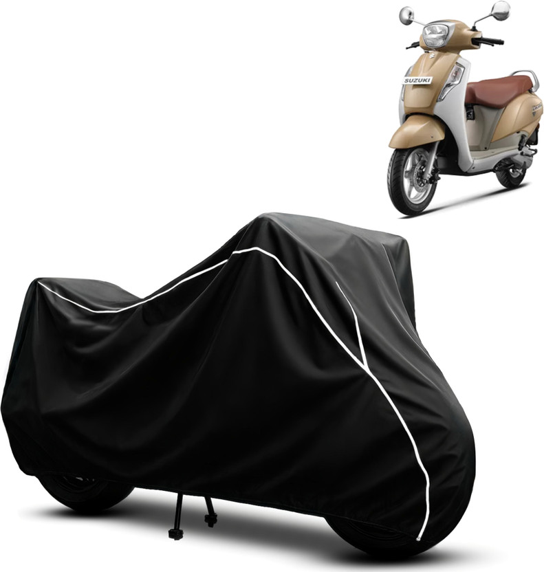 AUCTIMO Two Wheeler Cover for Suzuki(Access SE, Multicolor)