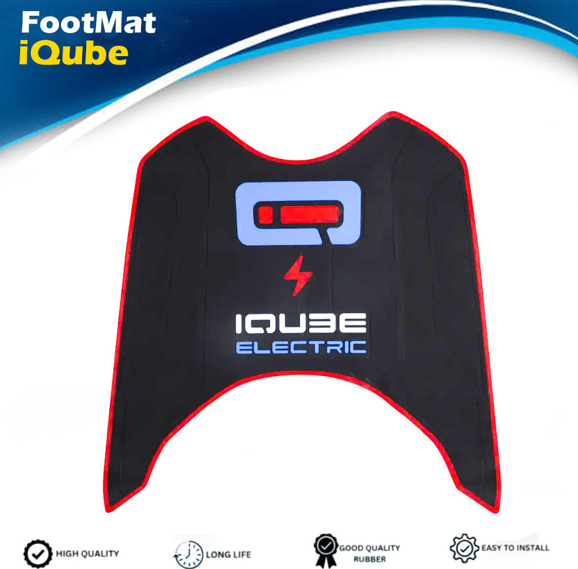 Weyride Scooter Scooty Mat Two Wheeler Floor Foot Mat for ( TVS iQube) Way_a5 TVS iQube Two Wheeler Mat