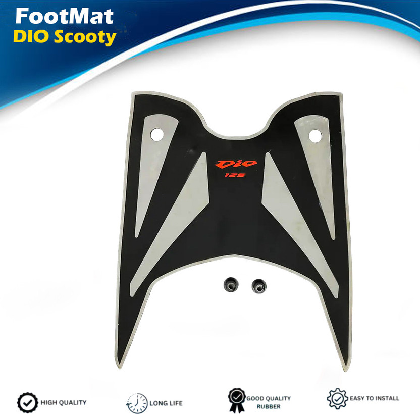 Weyride Scooter Scooty Mat Two Wheeler Floor Foot Mat for (Honda DIo 125) Way_a4 Honda Dio Two Wheeler Mat