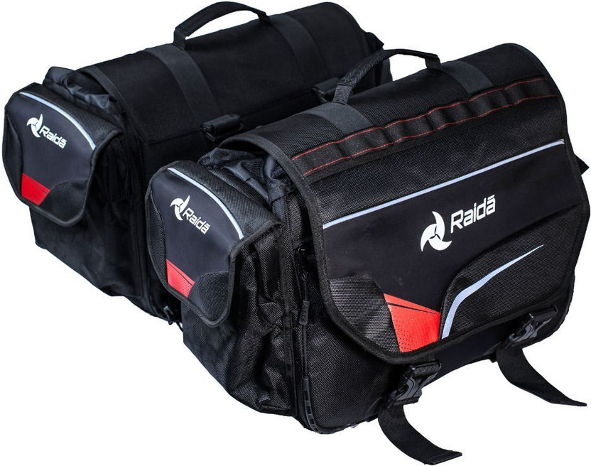 Raida Raida Compass S60- 60L Motorcycle Saddle Bags, Waterproof Dry Bags & Rain Covers Saddle Bag Black Polyester Motorbike Saddlebag(60 L)