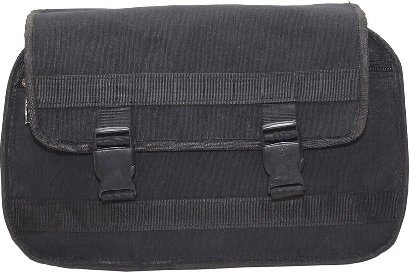 RatchetRider RatchetRider Motorcycle Bag Universal Bike Side Luggage Bag Waterproof Canvas Storage Saddle Bag Black Polyester Motorbike Saddlebag - Flipkart Deal