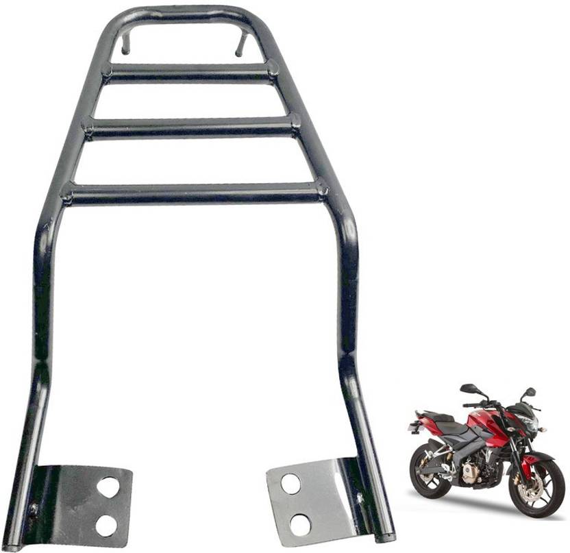 Dhe Best Bike Carrier Luggage Backrest Chrome Bajaj Pulsar NS 150