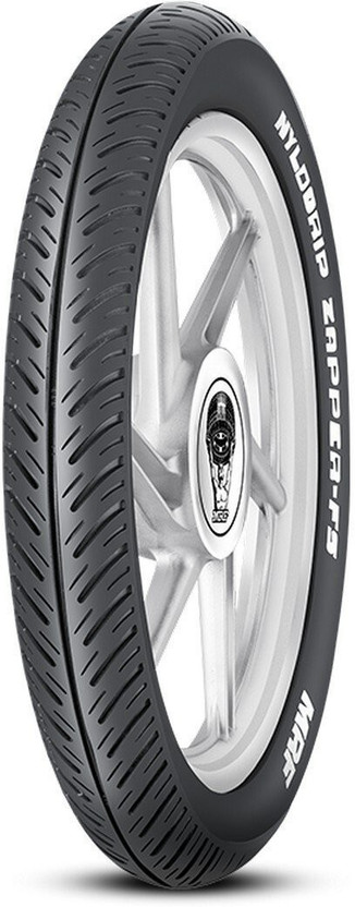 MRF 90/90-17 Zapper FS Tubeless Bike Front Two Wheeler Tyre(Dual Sport, Racing Slicks, Tube Less)