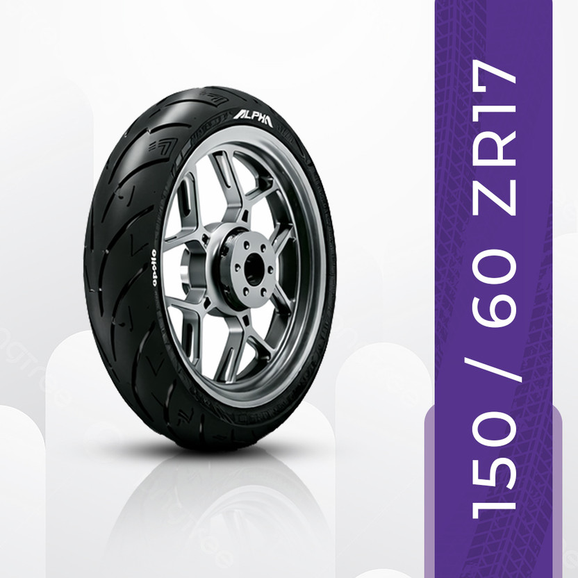 Apollo ALPHA H1 150/60ZR17 66W KTM BIKE TYRE Rear Two Wheeler Tyre(Dual Sport, Racing Slicks, Tube Less)