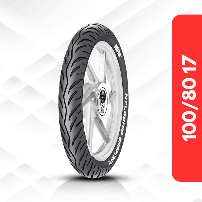 MRF Zapper-FX1 100/80-17 TL 100/80-17 FX1 Front Two Wheeler Tyre(Dual Sport, Street, Racing Slicks, Tube Less)