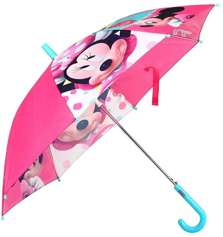 GREEN BIRD Cute Cartoon Print Kids Umbrella lightweight – Easy for Kids to Carry Umbrella(Pink)