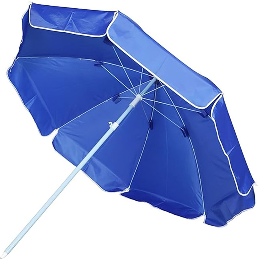 Droplis UV Protection Garden Shop Beach Umbrella | Foldable & Durable Umbrella(Blue)