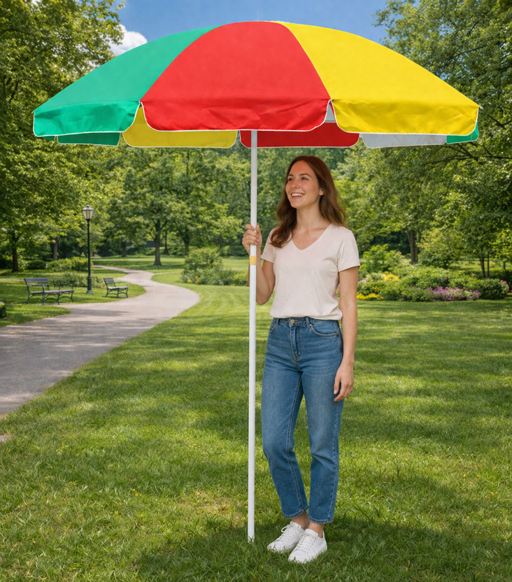 Dark Moon Outdoor Garden Umbrella 7ft Big Size for Hotel,Shop,Restaurant Outdoor Patio L8 Umbrella(Multicolor)