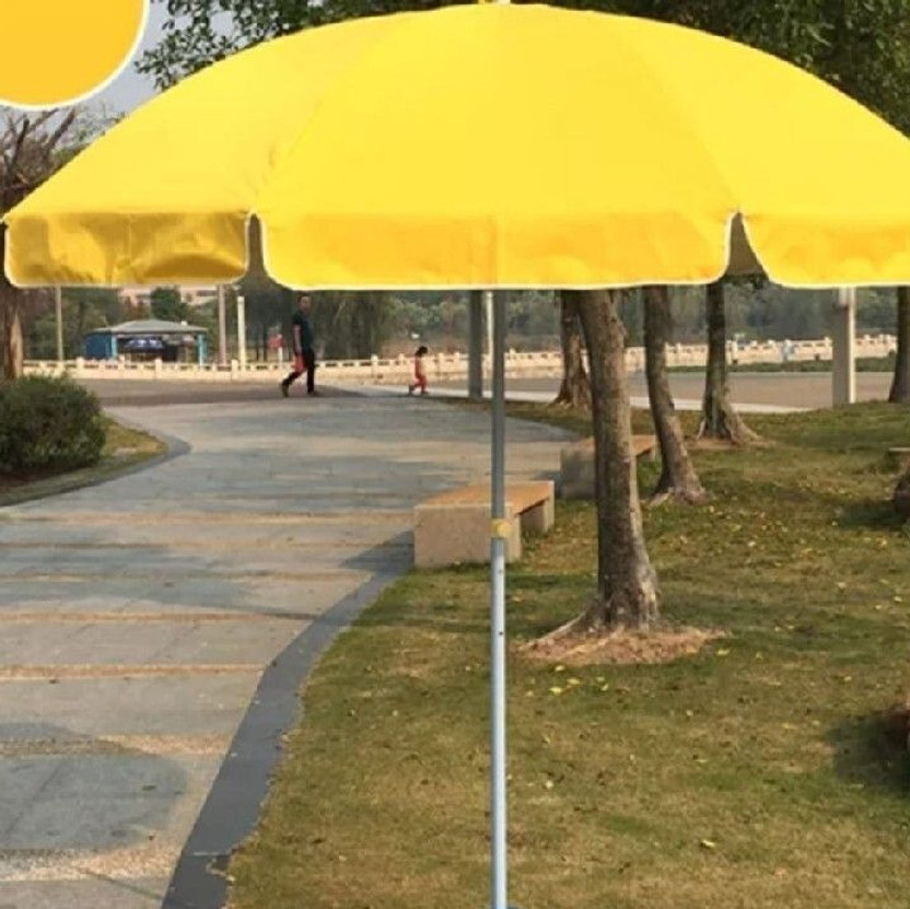 GREEN BIRD Modern Outdoor Garden Umbrella 7ft Sun Rain Protection For Outdoor_F159 Umbrella(Yellow)