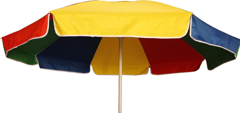 Easy Life Outdoor Garden Umbrella Without Stand 40inch/7ft for Hotels And Restaurent Umbrella(Multicolor)