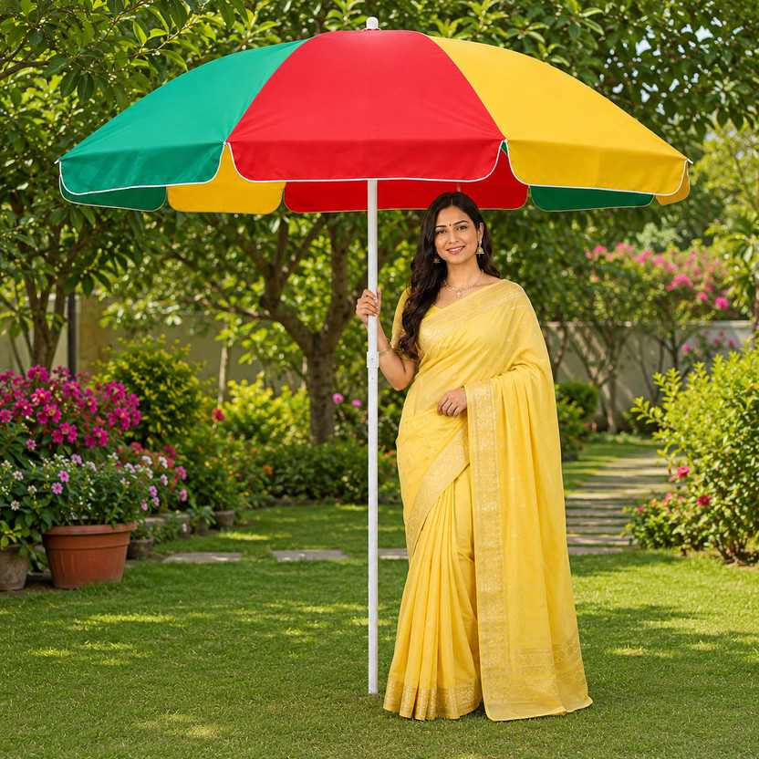 RAINVIBE 7FT Garden Umbrella Durable Canopy for Patio Terrace Lawn Umbrella(Multicolor)
