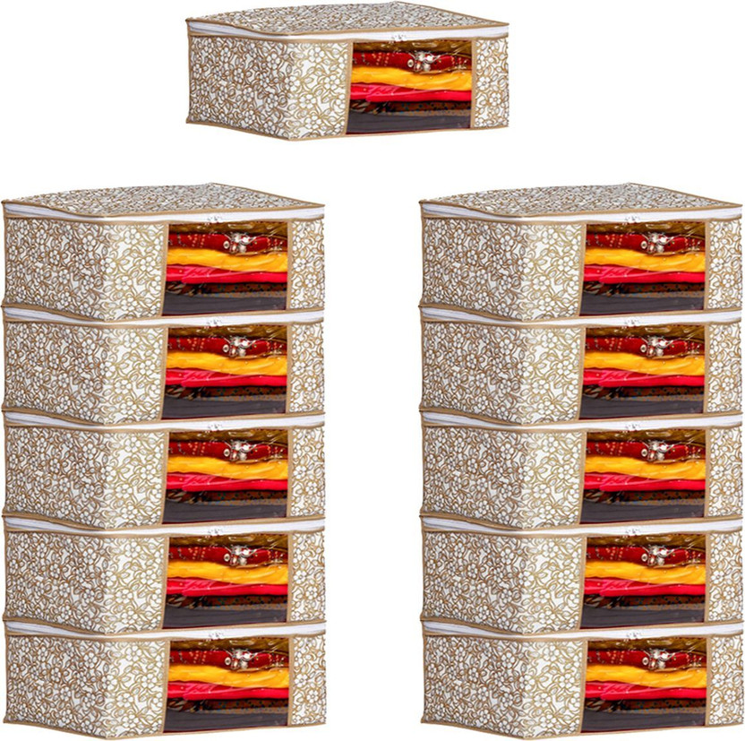 Shaping Fabric Non-Woven Garment Cover with Transparent Window Pack of 11 SF_XL_6978043522339 Under Bed Storage