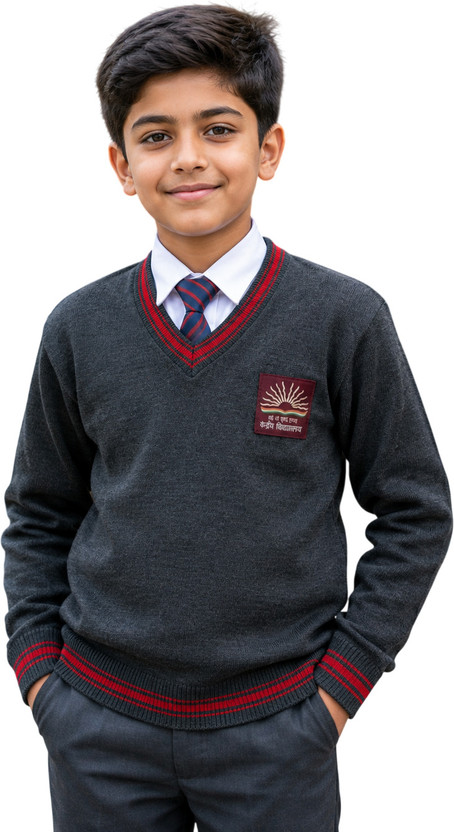 KIRONIKNIT KIRONIKNIT Grey Uniform Sweater(Bengaluru, Bhopal, Chennai, Cochin, Dehradun, Hyderabad, Kolkata, Mumbai, New Delhi) - Flipkart Deal