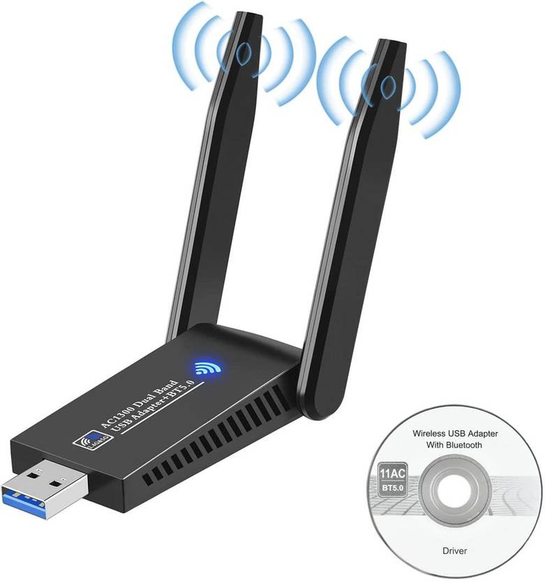 Verilux 5g usb wifi dongle for pc ac1300mbps usb3 0 wifi adapter dual