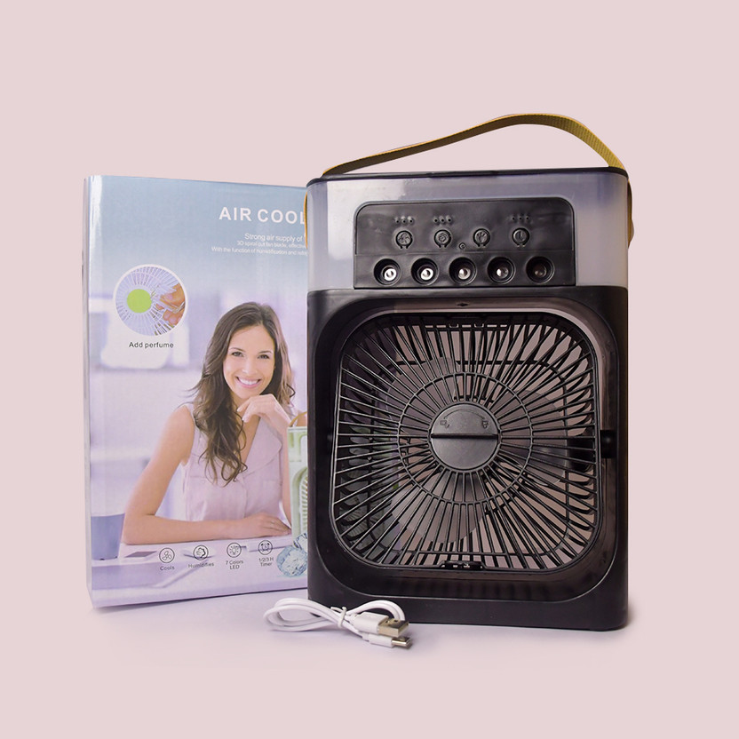 Wishwin Hub Portable Air Cooler USB Fan Black Color MINICOOLERFAN_K_01 USB Air Cooler, USB Fan(Black)
