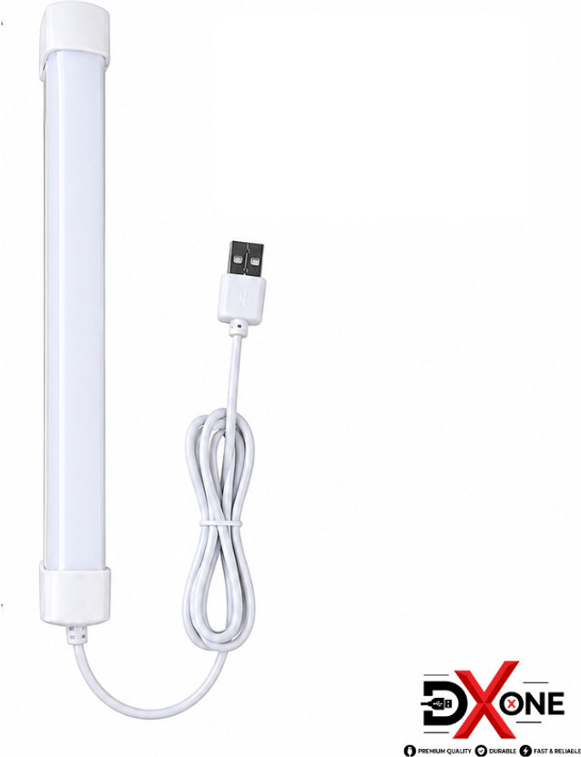 DXONE ACCESSORIES 12Inch USB LED Tube Light | Portable Mini USB Lamp | Plug & Play Light 12inch USB tube light USB Flash Drive(White)