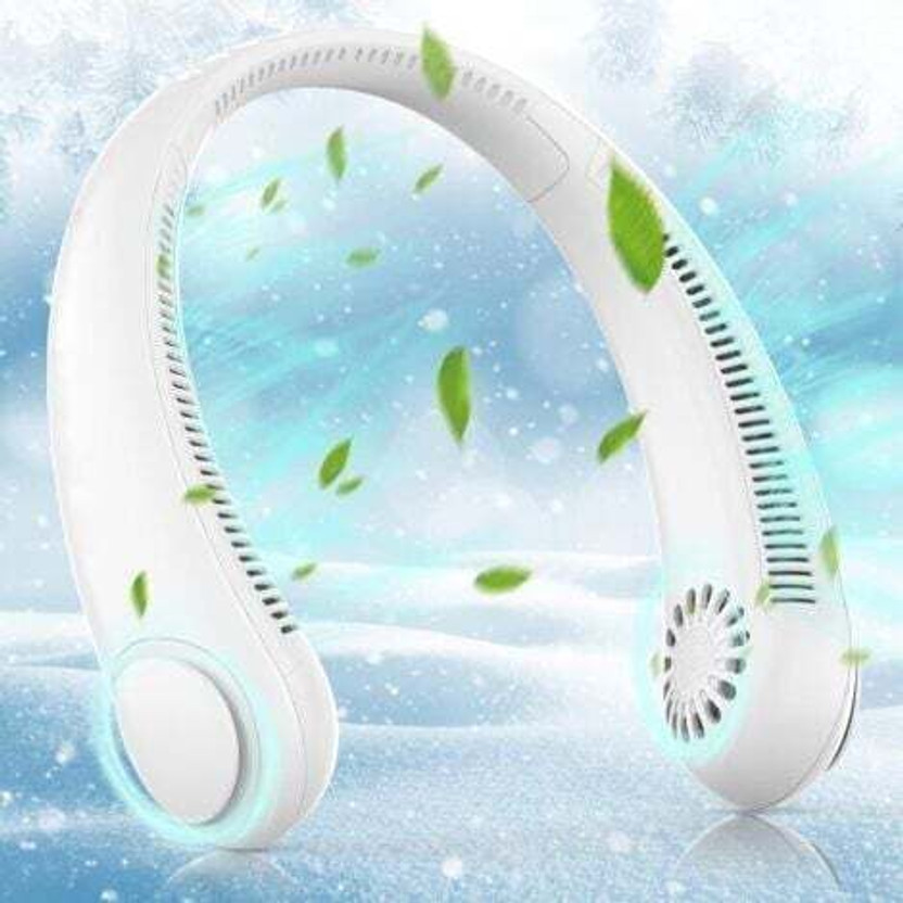Wristkart Neck Fan Bladeless Speeds Battery Operated Personal NF03 Neck Fan Bladeless Speeds Battery Operated Personal NF03 USB Fan(Multicolor)