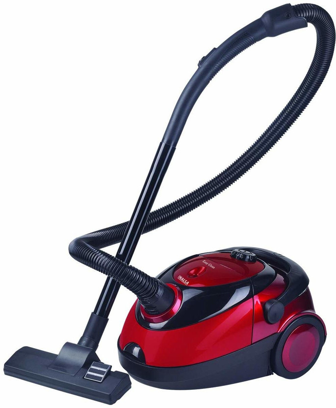 Inalsa Easy Clean Bagless Dry Vacuum Cleaner with Reusable Dust Bag(Red, Black)