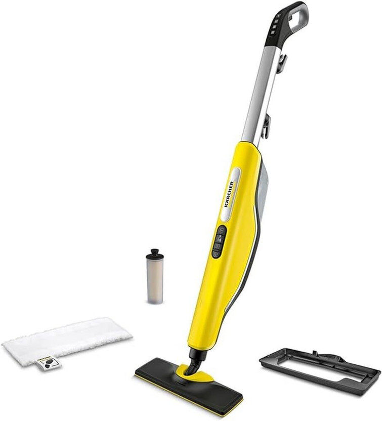 Karcher SC 3 Upright Easyfix Steam Mop 1600W Handheld Floor & Carpet Steamer Cleaner Steam Mops with Anti-Bacterial Cleaning(Yellow)