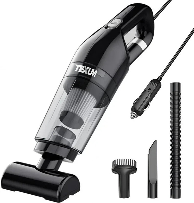 TEXUM TVC-A100 Portable, Handheld,12V DC /165W, 6 KPA Power Car Vacuum Cleaner(Black)